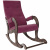 Кресло-качалка Модель 707 (Венге/Ткань Фиолетовый Verona Cyklam)