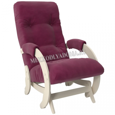Кресло-глайдер Модель 68 (Дуб шампань/Ткань Фиолетовый Verona Cyklam)