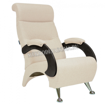 Кресло для отдыха Модель 9-Д (Дуб шампань/Ткань молочный Malta 01А)