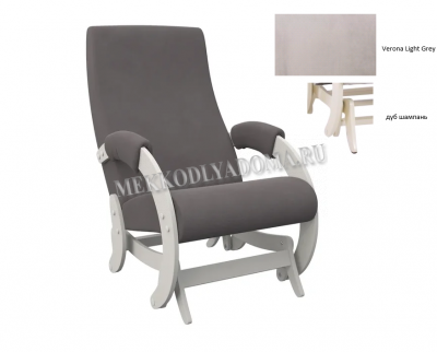Кресло-глайдер Модель 68 М (Дуб шампань/Ткань Бежевый Verona Light Grey)