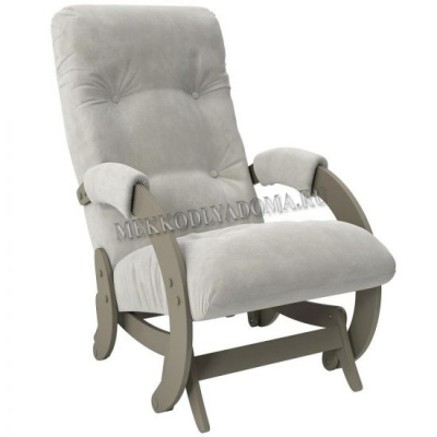 Кресло-глайдер Модель 68 (Серый ясень/Ткань серая Verona Light Grey)